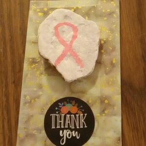 Breast cancer Awareness rock/ paperweight